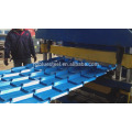 GI PPGI Step Tile Making Machine / Metal Aluminium Roof Sheet Sheet Profile Roll Machine formateur